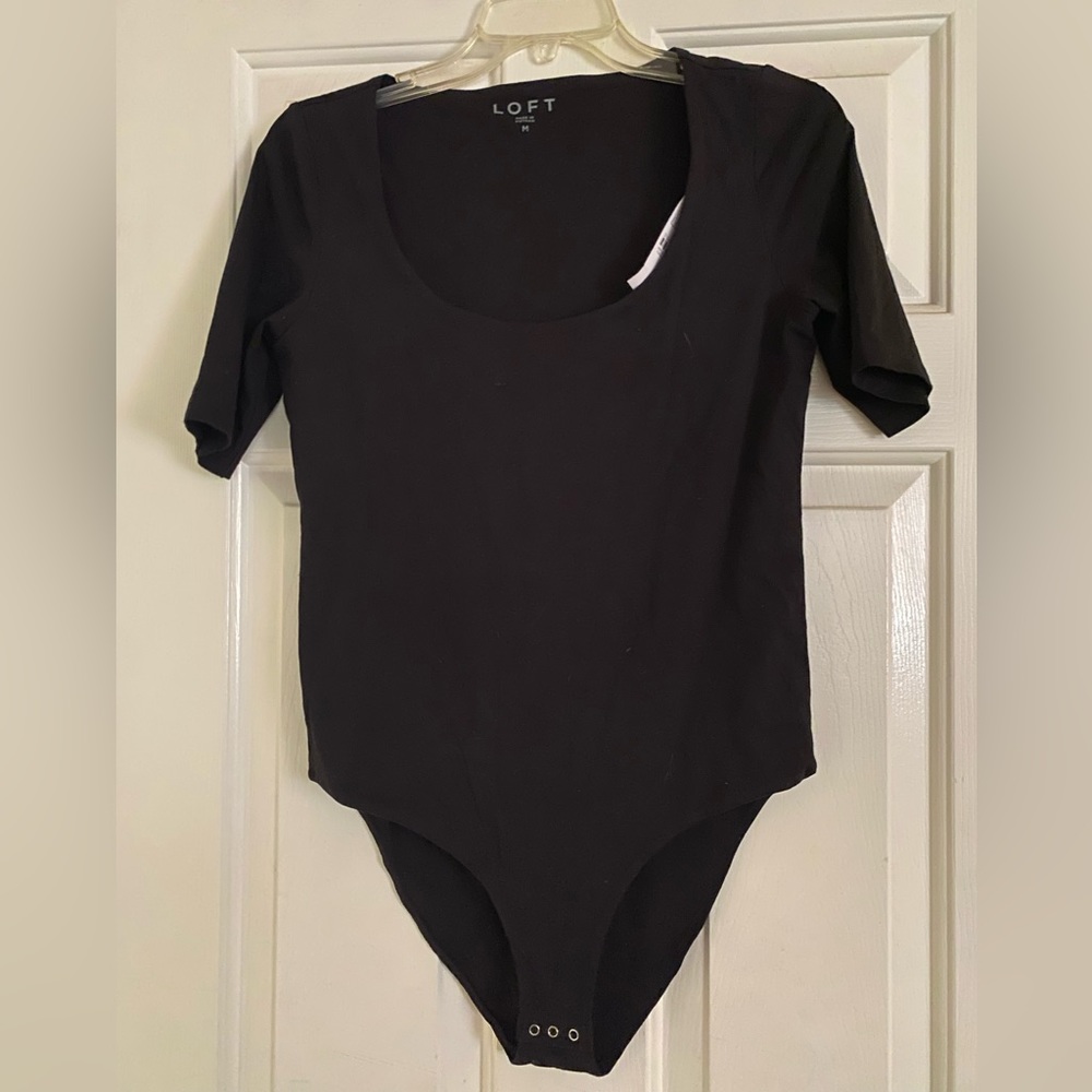 NWOT black body suit by the LOFT- size medium